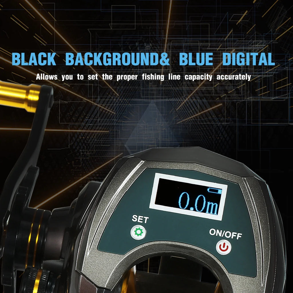 Eryue Brake Speed Usb Reel Reel 9+1bb 9+1bb Reel Fiber Carbon EXBERT 1 Reel,With Carbon Display Reel With Baitcasting 6.4 Speed Fiber Display Display Brake Reel Baitcaster 6.4 Ratio Speed With Reel 1