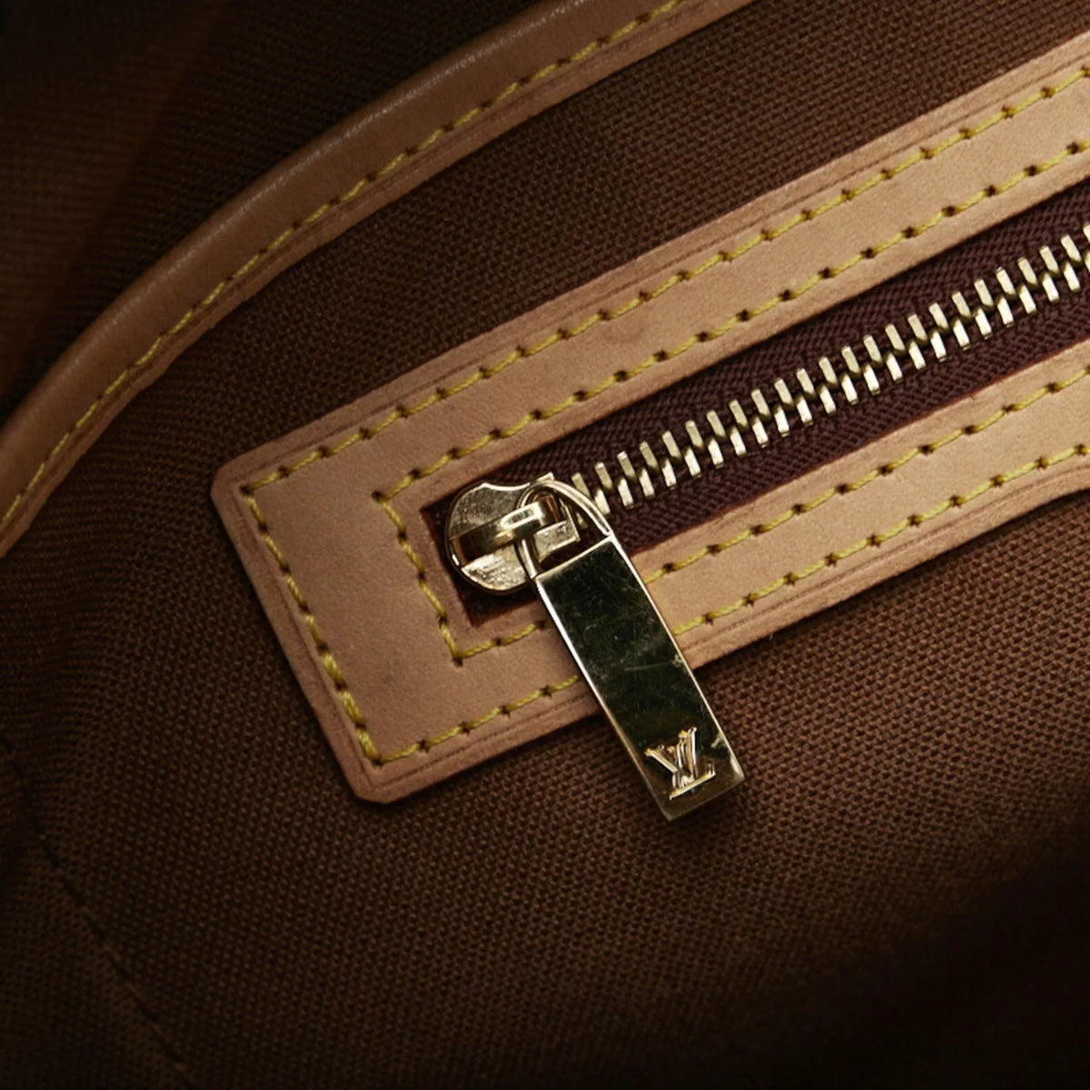 Shoulder Vavin Leather M51170 VUITTON GM Brown Tote Louis PVC Women's Pre-Owned Bag Vuitton (Good) LOUIS Monogram