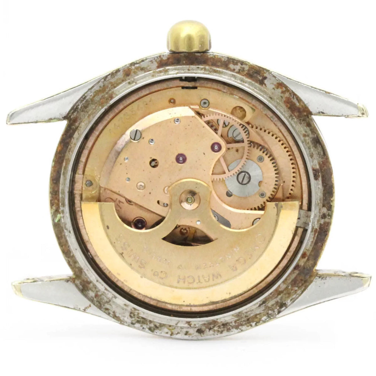 Pre-Owned BF559125 Cal OMEGA (Fair) 2802 Watch Seamaster Gold Plated Head 471 Mens Automatic Only
