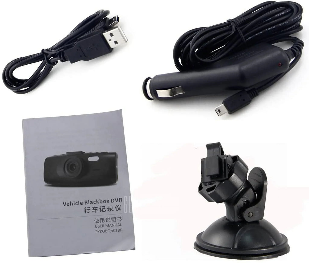 2.7" Box Detection Cam Wide HD Loop-cycle Vision Night Recorder Video 1080P Car Dash 140Â° H.264 NT96650 Novatek LCD 4X DVR Motion Recording HDMI WDR Black G1WH Angle Dashboard Full G-sensor Zoom