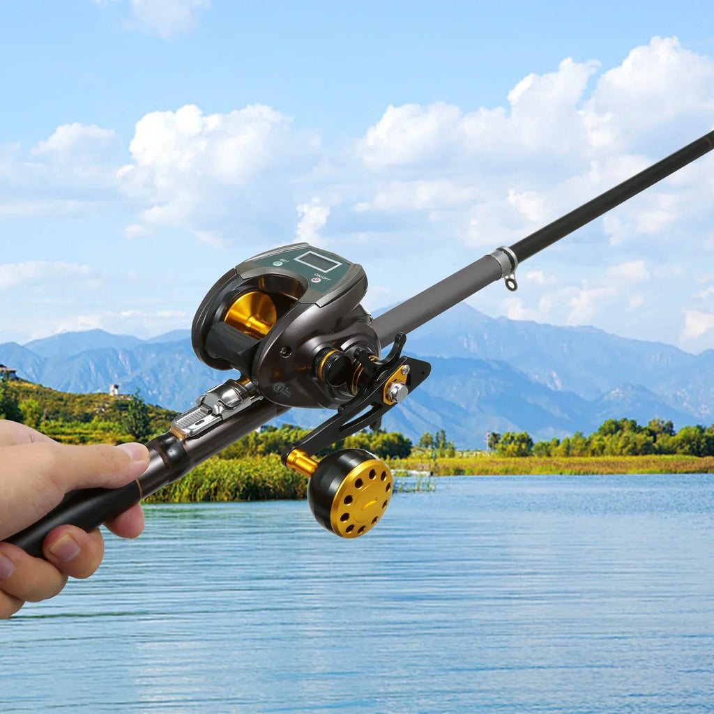 Eryue Brake Speed Usb Reel Reel 9+1bb 9+1bb Reel Fiber Carbon EXBERT 1 Reel,With Carbon Display Reel With Baitcasting 6.4 Speed Fiber Display Display Brake Reel Baitcaster 6.4 Ratio Speed With Reel 1