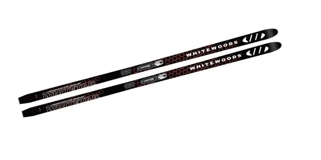 Adult NNN Country Metal Cross Rottefella WHITETAIL Edge Skis, Whitewoods Binding