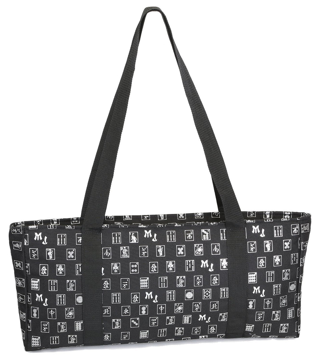 Soft and Silver included) Replacement Direct - wraps Soft bag, tiles, two trays, Case Case, includes matching MJ Designer Black a not Jongg Logo (Replacement and Only racks & Mah bonus pushers