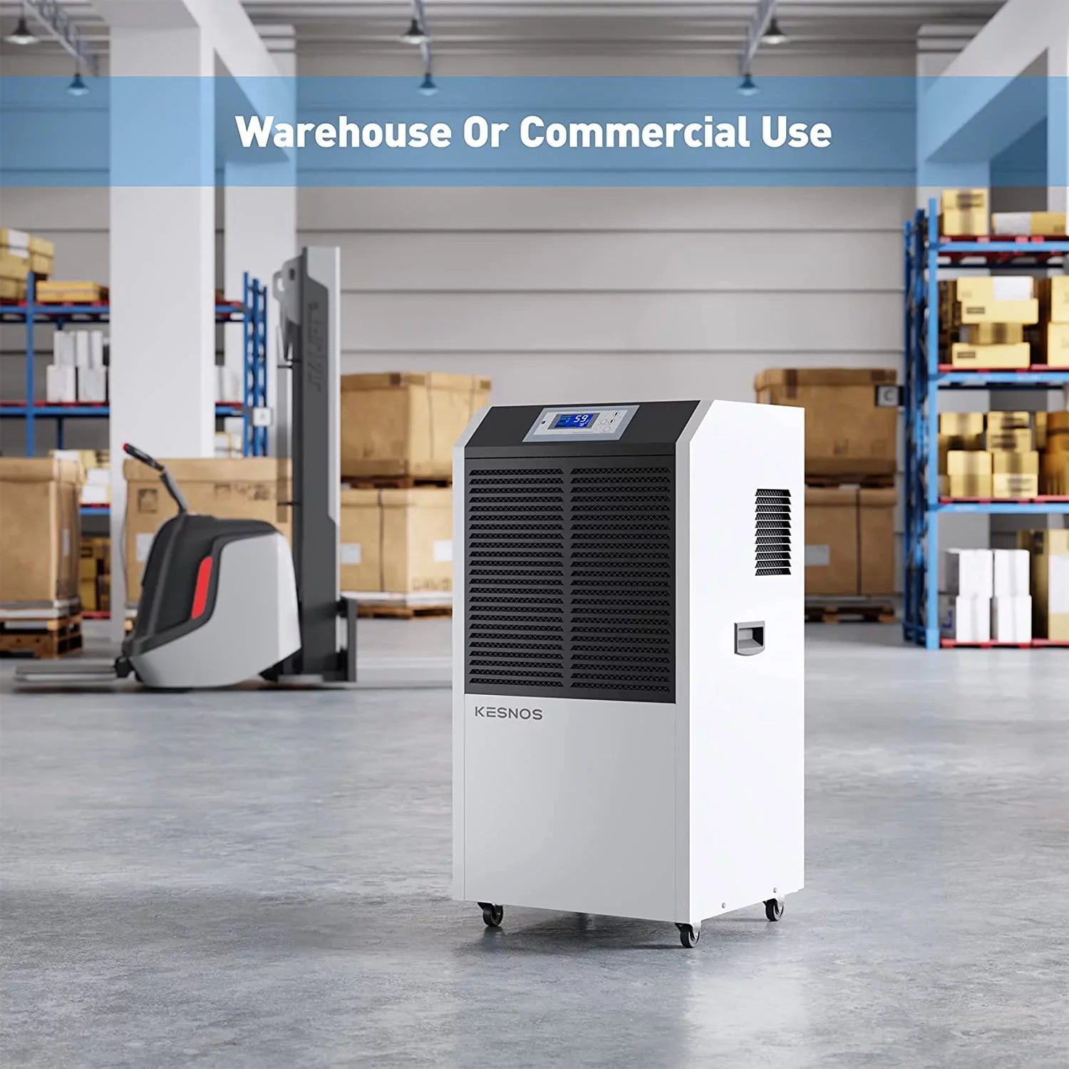 with 8000 Industrial up Ft, Removal Kesnos Dehumidifier Area 232 Drain Commercial for Moisture Dehumidifier Large Hose Pint in Basements to for Sq.