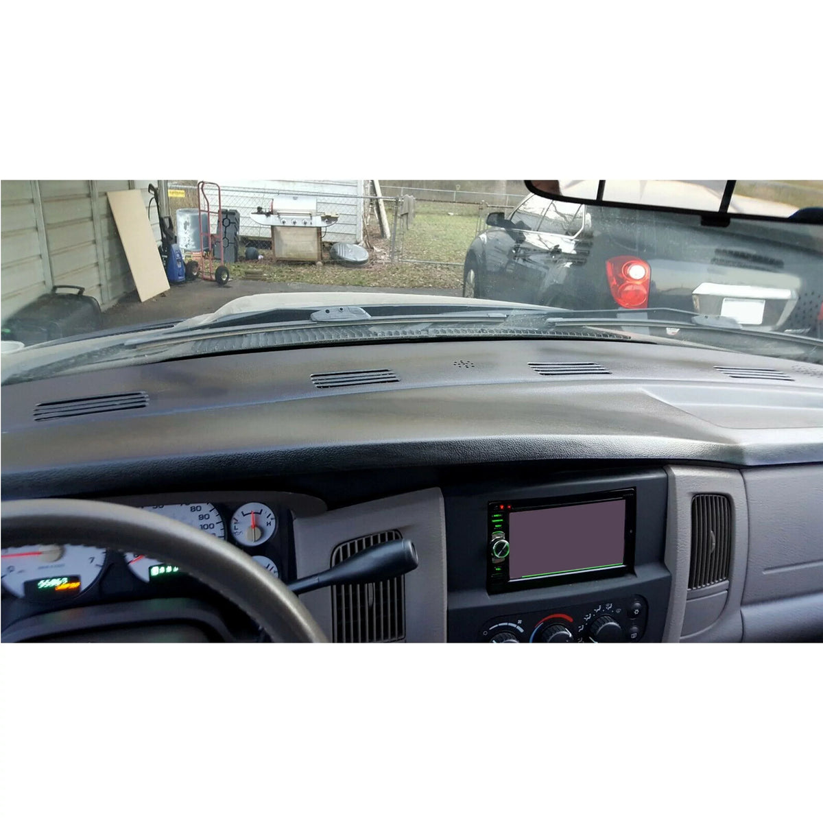 for Protector Ram Pad Kojem Dash 2003 Overlay Dodge 2004 Board Dashboard Cover 2500 Cover Skin 2005 Molded 1500 Cap 3500 Black 2002