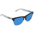 Oakley Men's Lite Frogskin Sunglasses 937402 Prizm OO9374 Sapphire Round 63