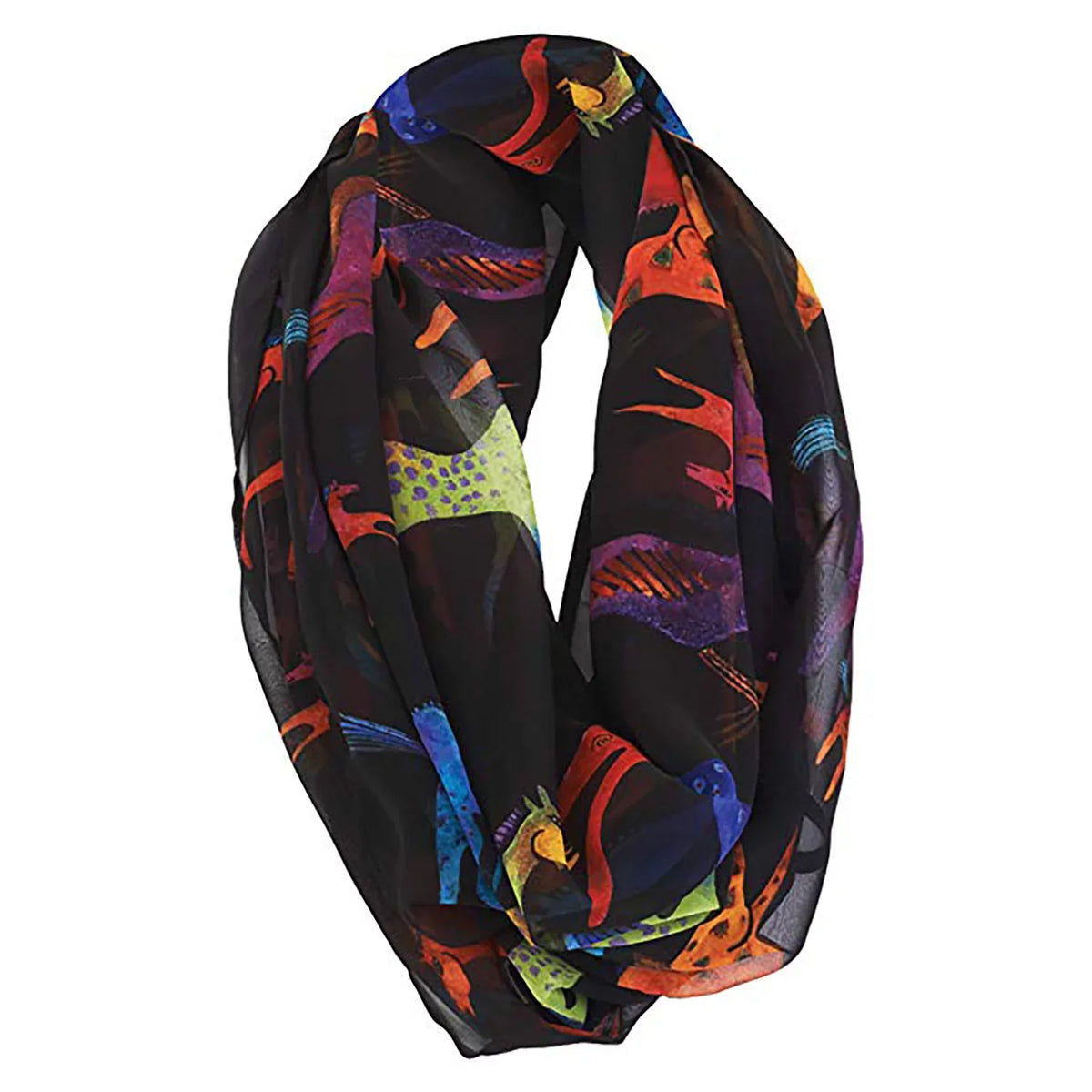 Burch Dancing Scarf Laurel Infinity Artistic Wrap Horses