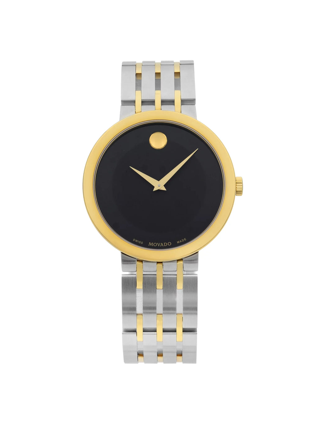Two Quartz Ladies 607058 Stainless Steel Esperanza Movado Tone Watch