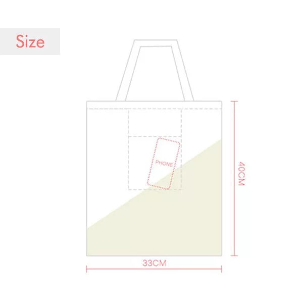 Bag I Poor Sack Deco Me Canvas Am Art Shoulder Expression Fashion Tote Help