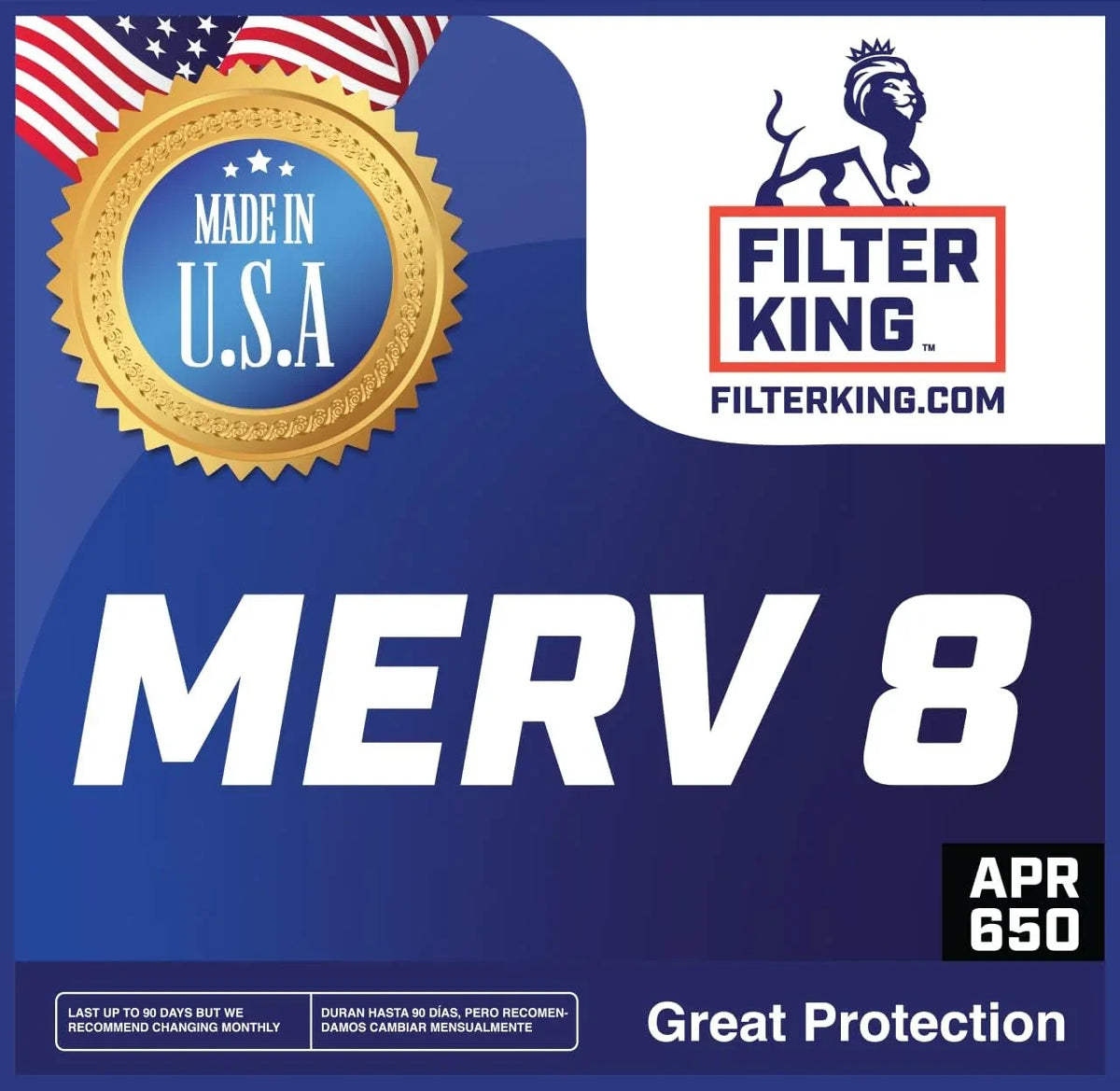 Pleated 23 Filter | 14 14x23x1 MERV | x Air MADE x HVAC Filters Actual Furnace Size: USA Filter A/C | 4-PACK | IN King 8 .75"