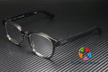 Square GG0927O GUCCI mm 49 Eyeglasses Demo Rectangular Shiny Lens Grey Men's 004