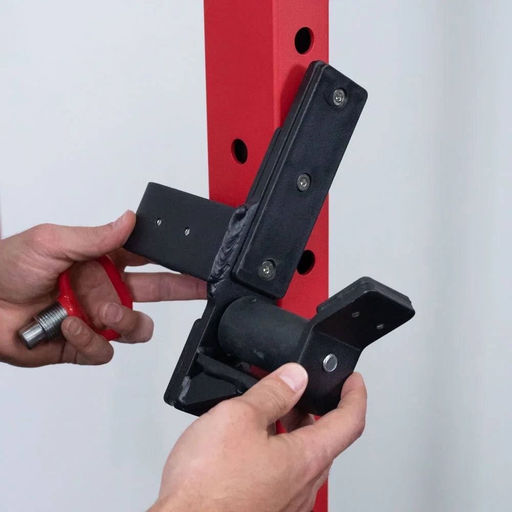 Titan Pair, Fitness Per Roller LB Attachment, T-3 Rated J-Hooks, 1,000 Smooth Power Series Barbell Rack Racking