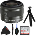 Bundle Basic STM 15-45mm PixiBytes IS f/3.5-6.3 - Canon Lens EF-M (Graphite)