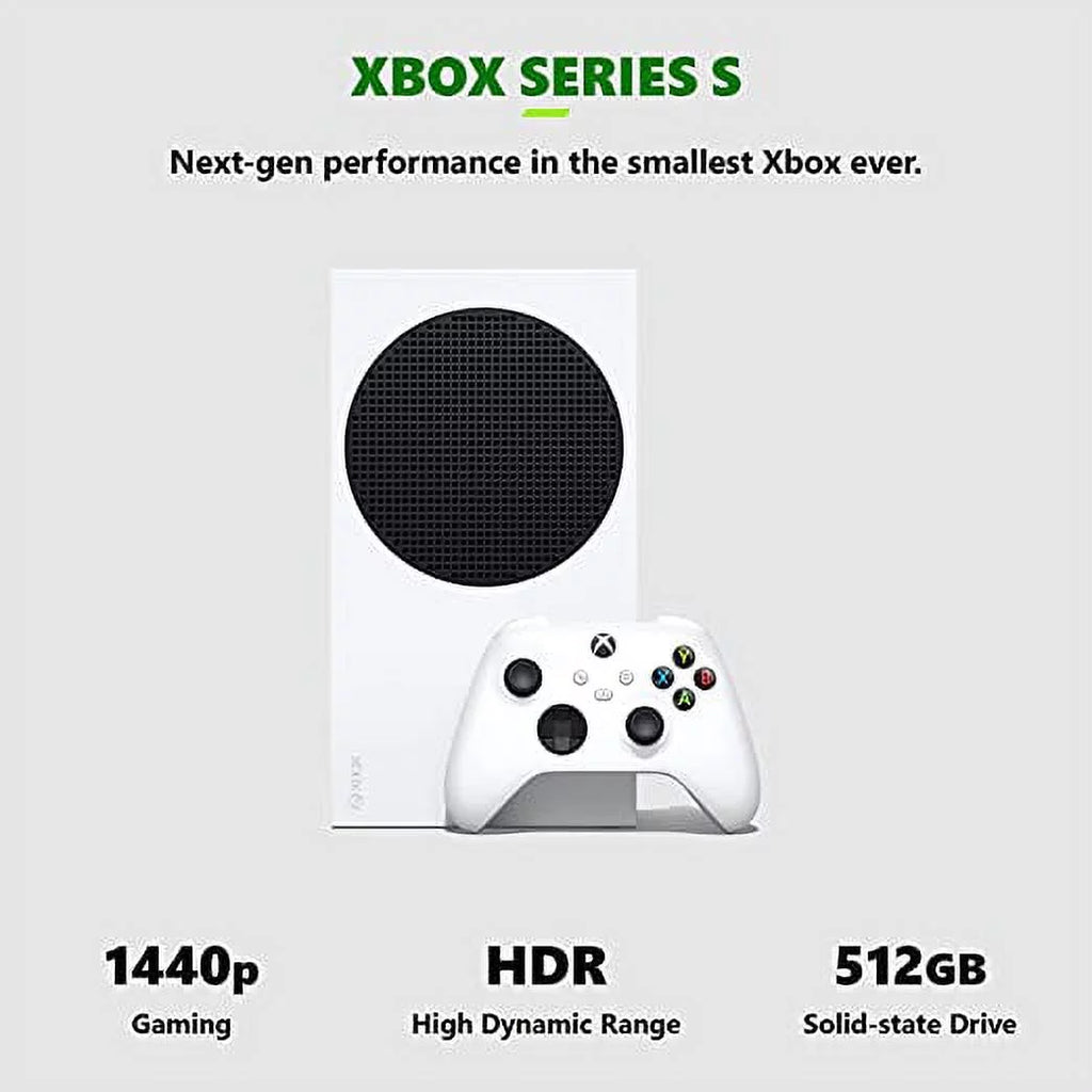 WHITE XBOX HOLIDAY CONSOLE RRS-00049 - S 512GB SERIES Certified MICROSOFT Refurbished