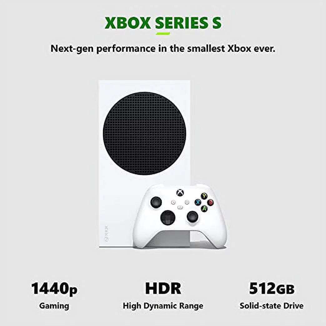 WHITE XBOX HOLIDAY CONSOLE RRS-00049 - S 512GB SERIES Certified MICROSOFT Refurbished
