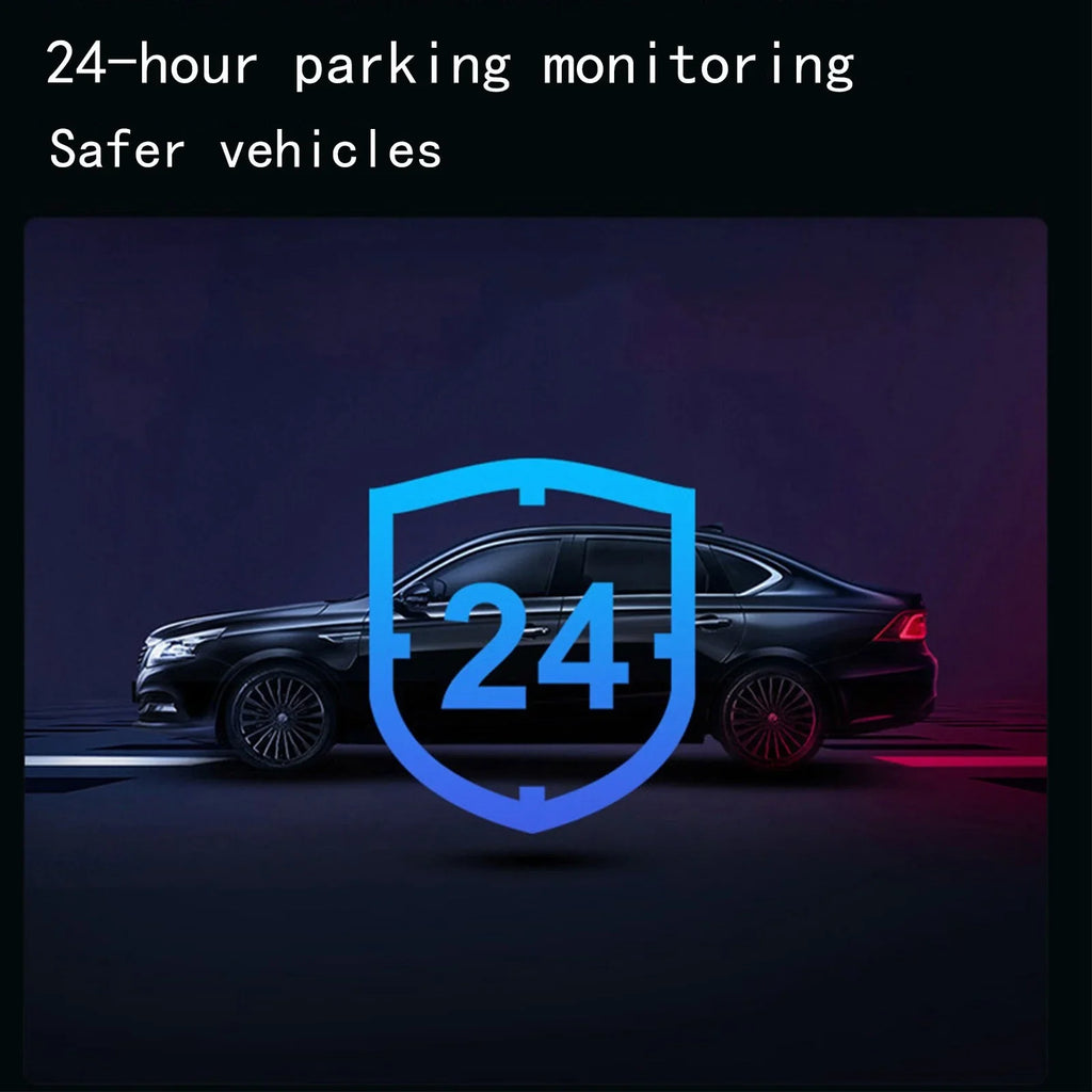 Hours for Built-in G-Sensor, Control App Loop WDR, Vision, Cam Cam Full Wi-Fi and & Rear Powerful Cars 1080P Smart Recording, Car, 24 Dash Night HD Built-in Front Clearance, Dash Monitor, Parking