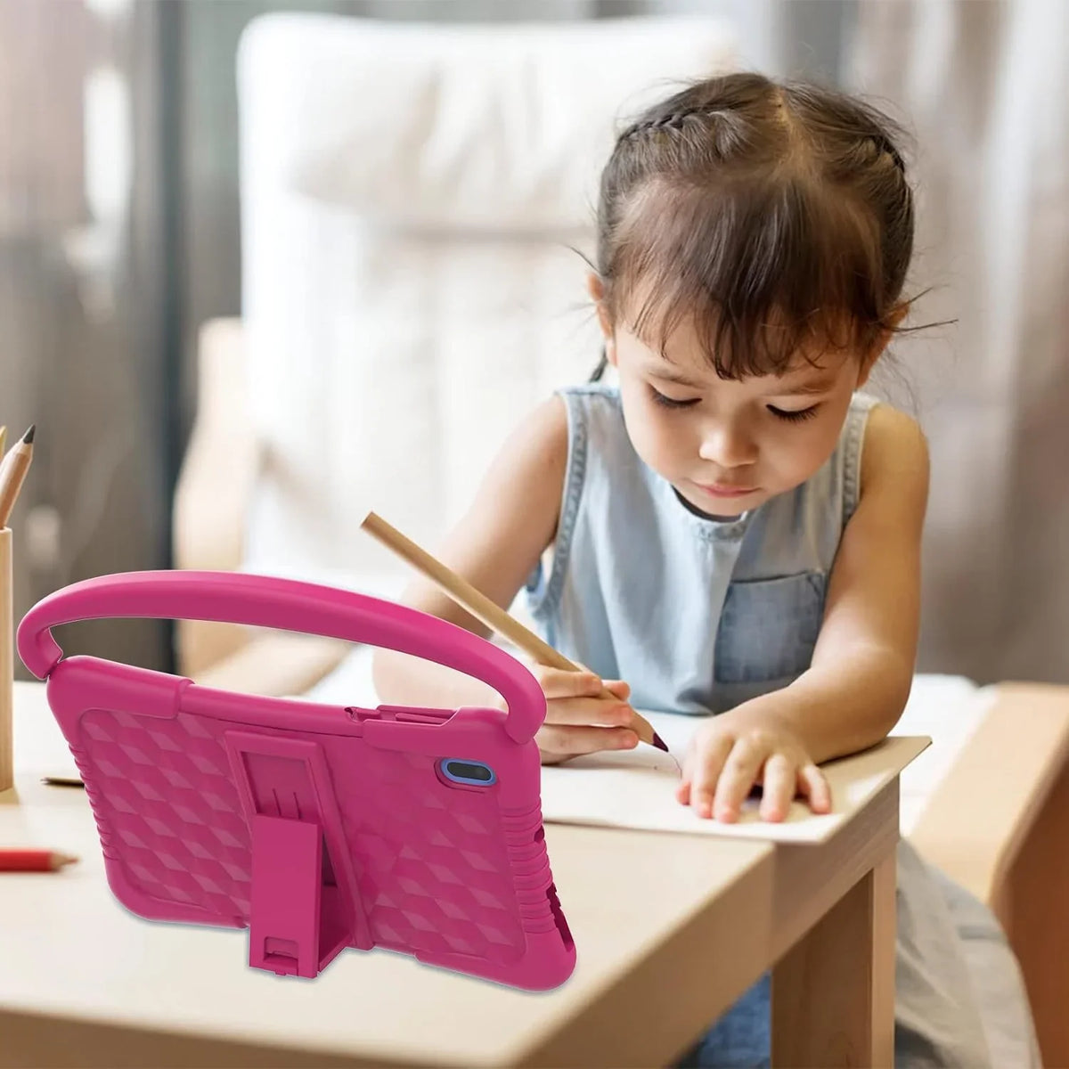 Tablet inch Kids Toddler Kids 7 with Kids Software Camera Netflix Kid-Proof YouTube Dual 32G Parental WiFi Educational Tablets Tablet 11 Games Tablet Control, Kids for Android Pre-Installed