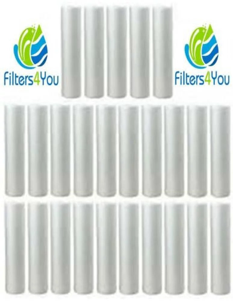2.5" 50 Sediment 25 Filter Biodiesel x 10" Cartridges Whole House Water micron