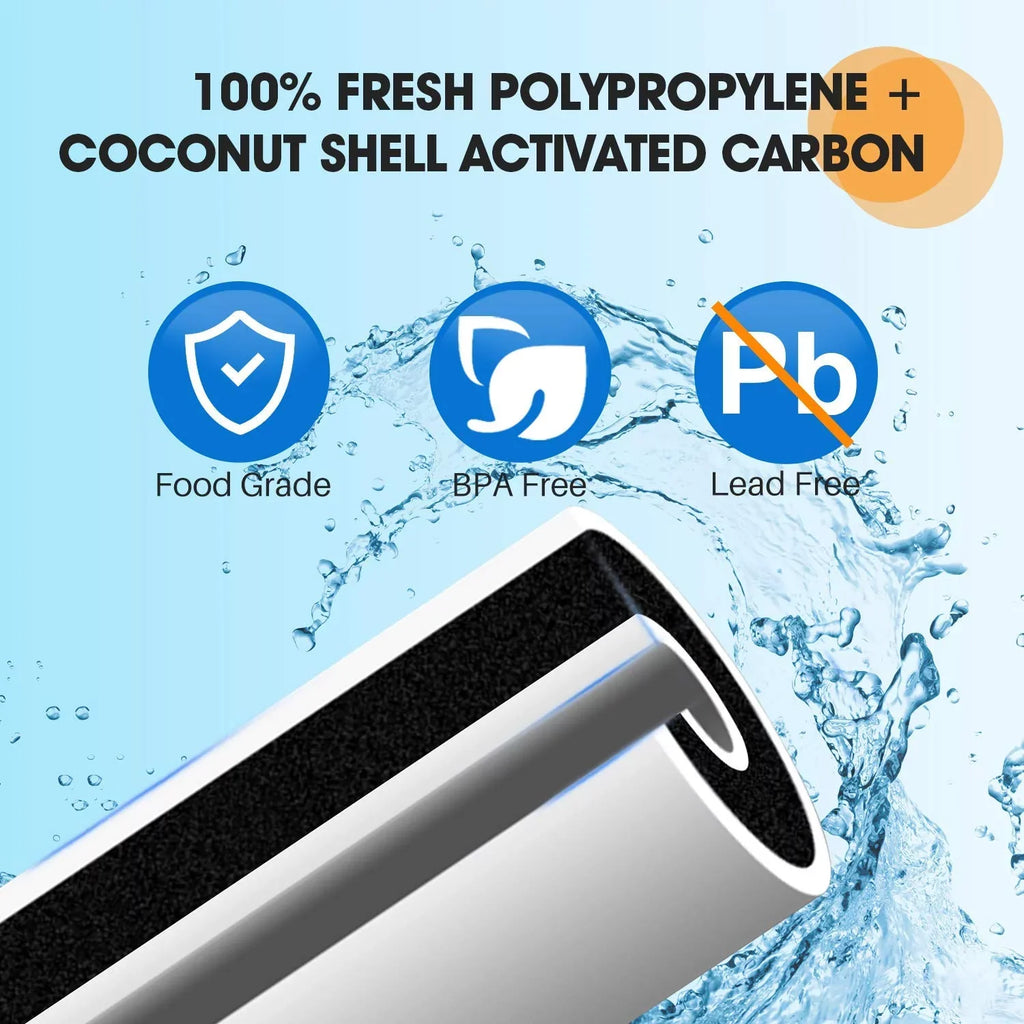5 RFC-BBSA RFC-BB Pentek 4.5 Whole with Cartridge Water House 3Pack 10 x WRC25HD Sediment GXWH40L Compatible PP10BB-CC GNWH38S GXWH35F and GE Culligan Filter PUREPLUS Micron Carbon FXHTC