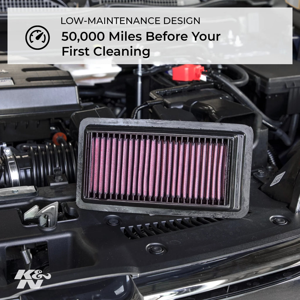 Engine Filter: Land Rover, Premium, 33-2446 V6/V8 (Discovery, Performance, K&N 2009-2018 Rover Range Air High Filter: Replacement LR4), Washable,