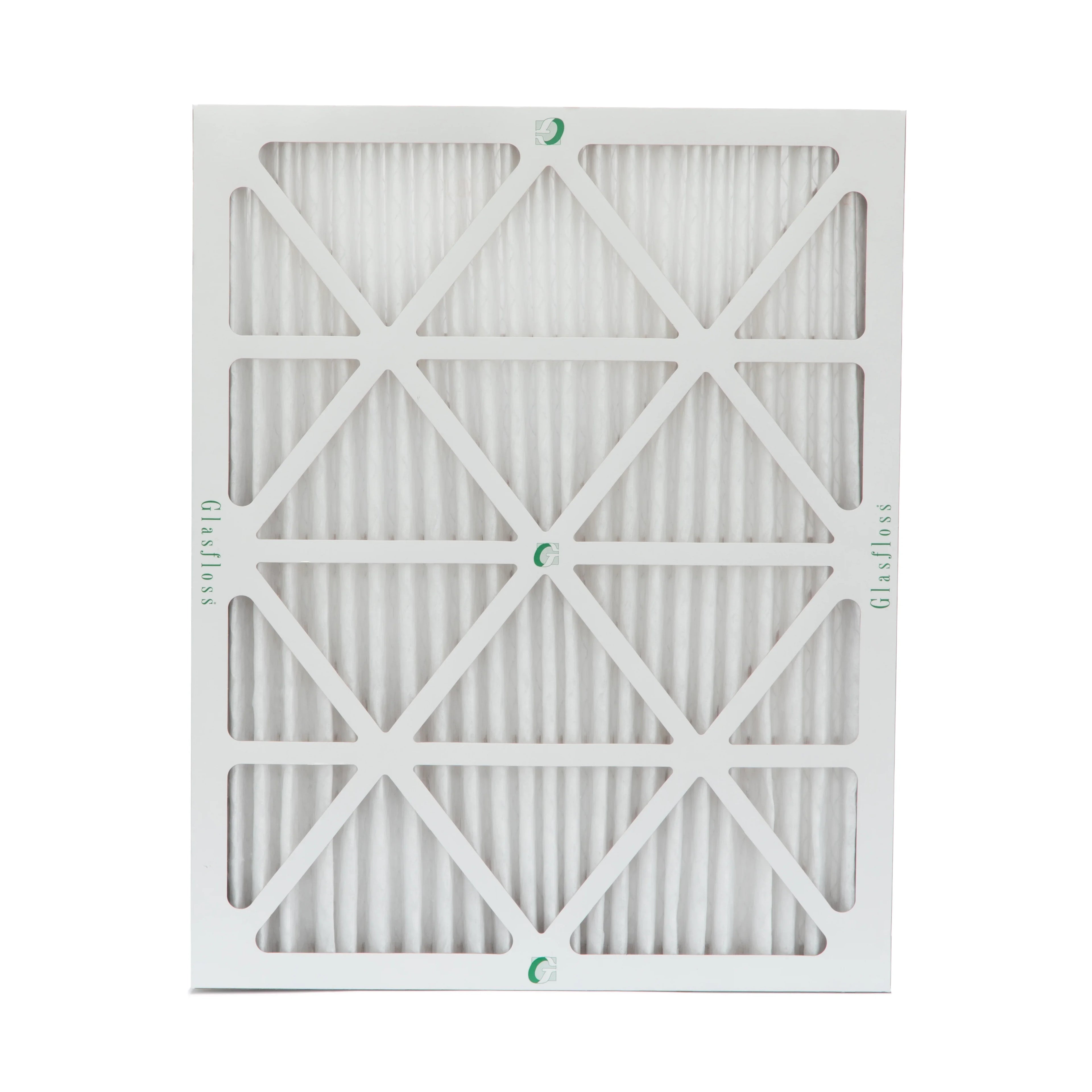 Pleated Furnace MERV of Inch AC 1-3/4 Air 20x25x2 Size: Actual 10 24-1/2 Glasfloss x 12. Filters. 2" ZL x Case 19-1/2