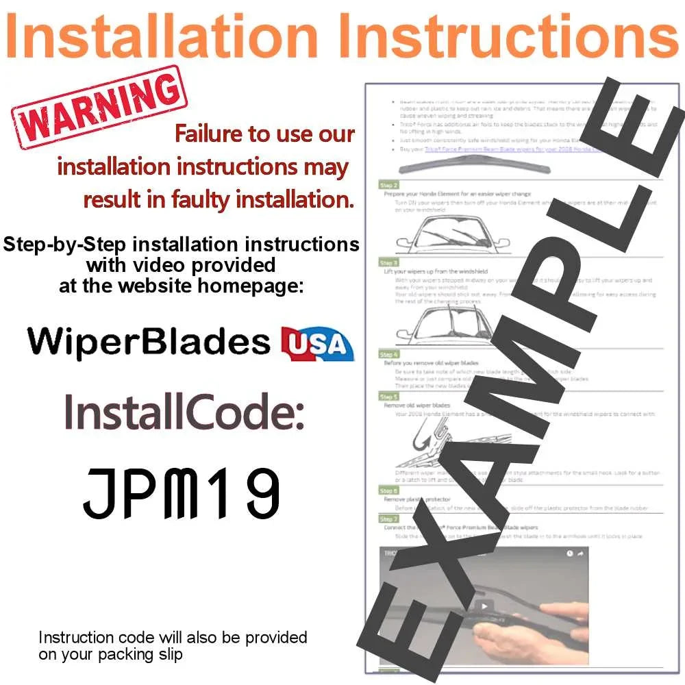 Blade A4 3) of Audi 2018 Wiper Beam Wipers w/Rear (Set Quattro