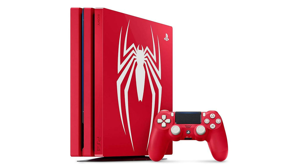 '- PlayStation () 1TB Console Bundle Pro Edition Spider-Man 4 Limited Restored (Refurbished) [Discontinued] Marvels