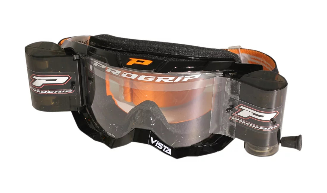 Off Pro Vista w/Mounted 3303 Goggles MX Roll System Grip Black