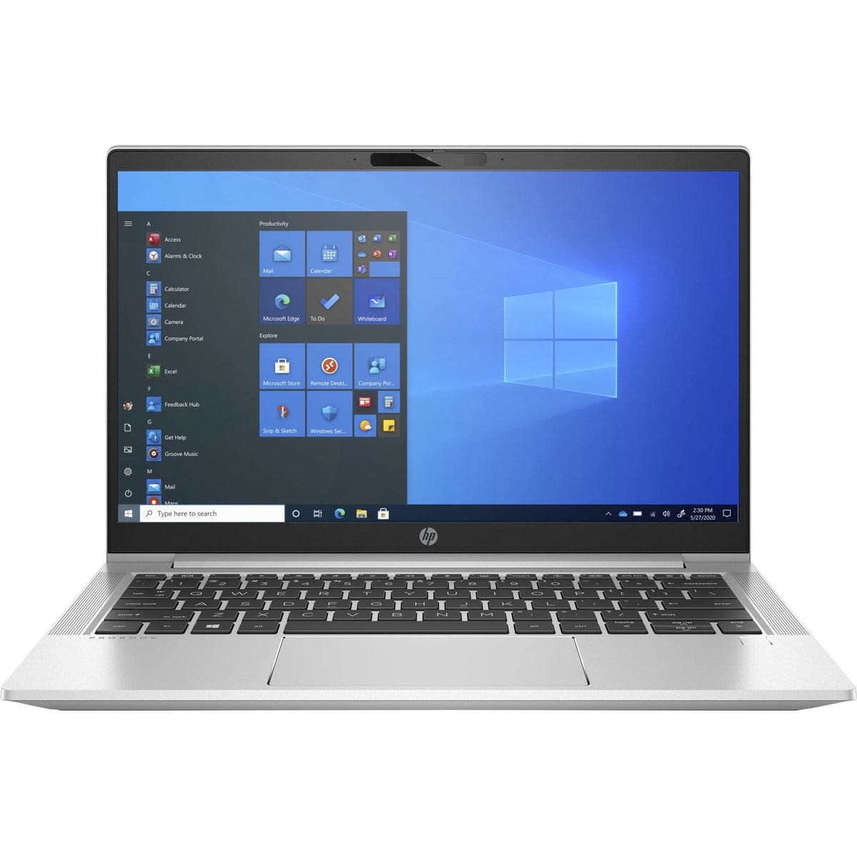 Full Iris 256GB Pro Plastic, HP 8GB 10 ProBook HD, G8, Silver SSD, RAM, 430 Intel 13.3\" Graphics, Core i5-1135G7, Intel Xe Windows Pike