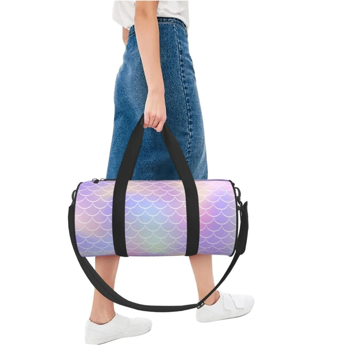 Travel Waterproof Coaee Bag Bag with Gym Compartment Pocket Luggage Cylinder and Capacity Sports Fish Large Scale1 Bag