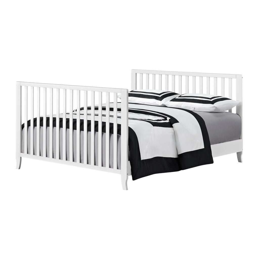 Island 4 White Arlie Oxford in Baby 1 Crib Convertible