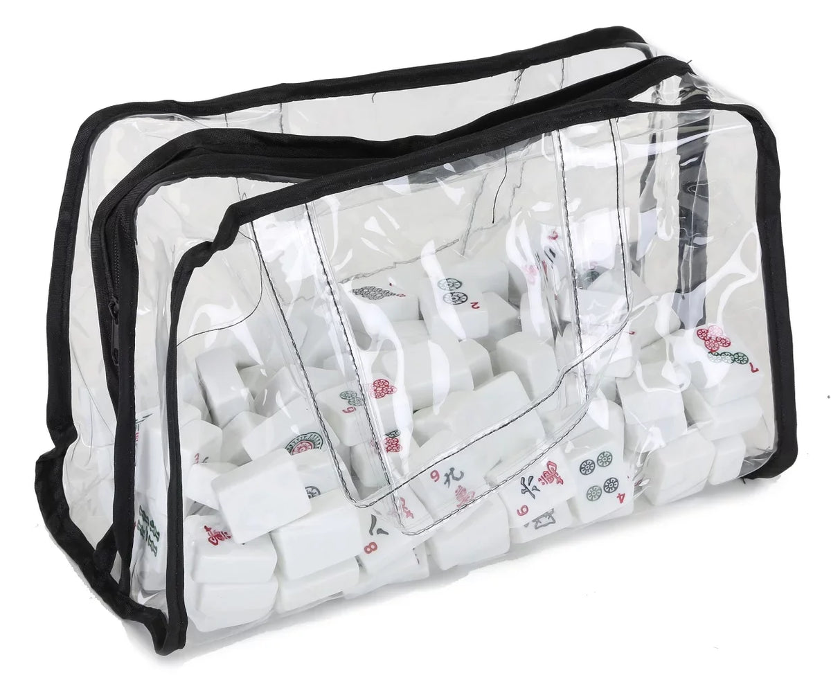 Soft and Silver included) Replacement Direct - wraps Soft bag, tiles, two trays, Case Case, includes matching MJ Designer Black a not Jongg Logo (Replacement and Only racks & Mah bonus pushers