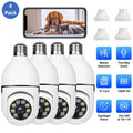 Bulb Camera Security H-Party HD Outdoor, Cameras, Light 2.4G Wide 5G Night Toner Security Pack 360¡ã 1080P Camera, 4 Security, & Cameras Home Security Outdoor Wireless for Wifi Vision Viewing,