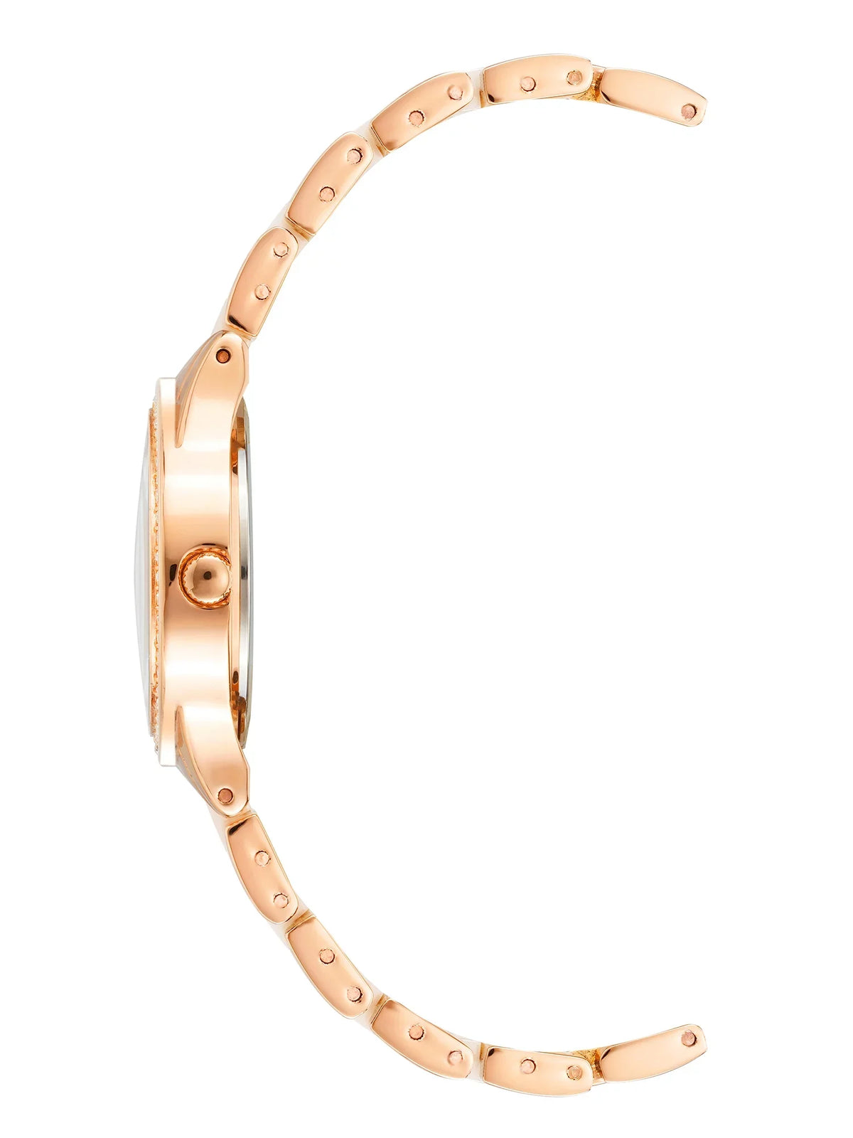 Ladies Dress Crystal Beige Watch Armitron Rose and Gold-Tone