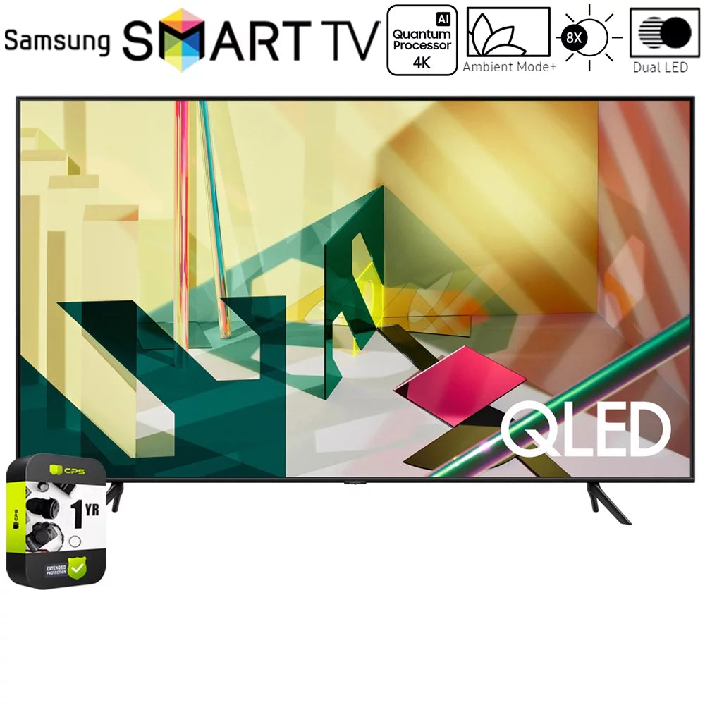 4K Model) TV) 85 85-inch Bundle QN85Q70TA (2020 Inch Smart 1 Extended Samsung 85Q70TA Year TV 85Q70 QLED with Warranty(QN85Q70TAFXZA