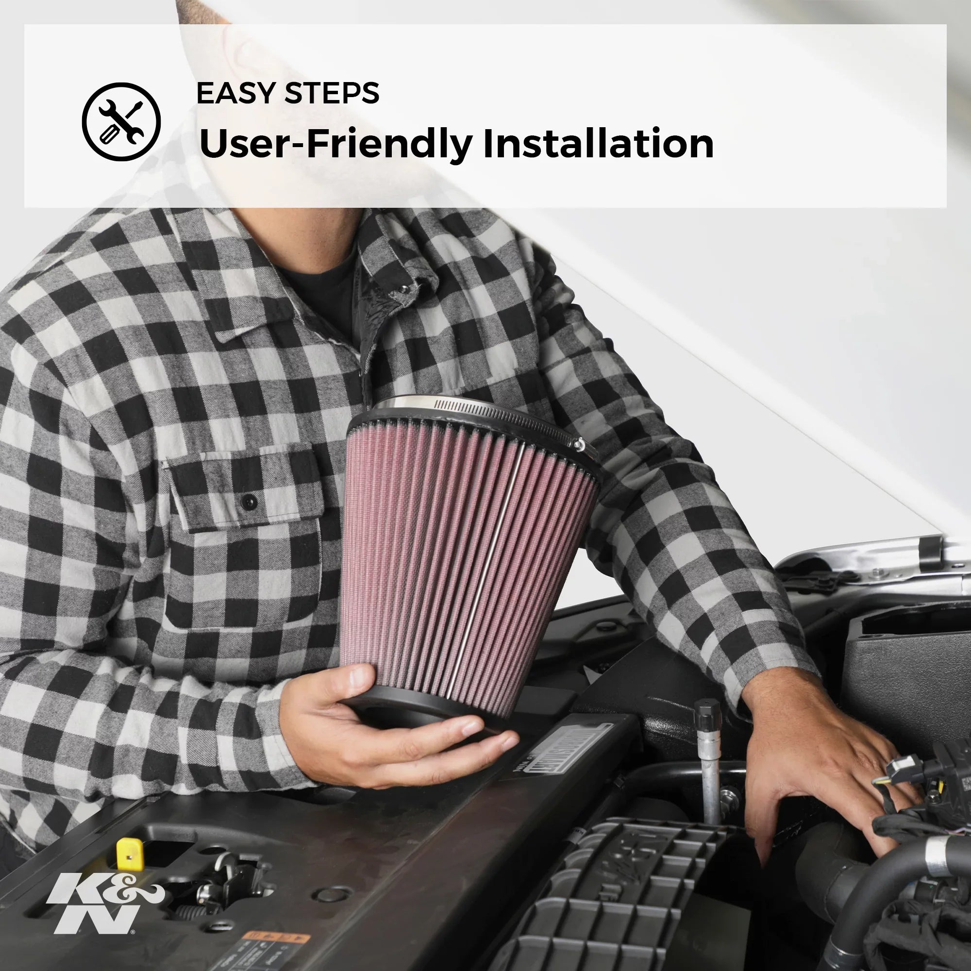 Filter: Washable, Air Premium, Heavy Filter, Engine K&N Industrial E-3212 Performance, Replacement Duty: High
