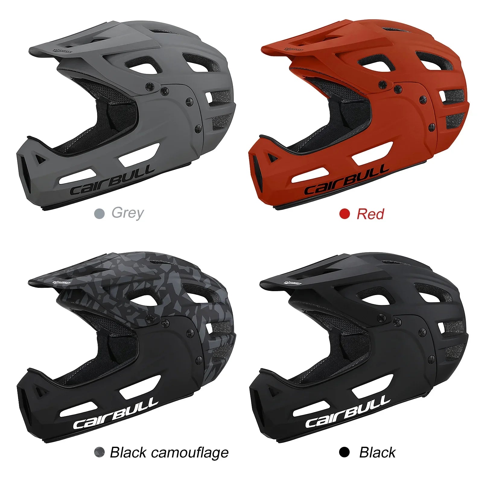 With ,Bike Helmet Helmet Chin And Helmet And Chin Mountain Cycling Visor With