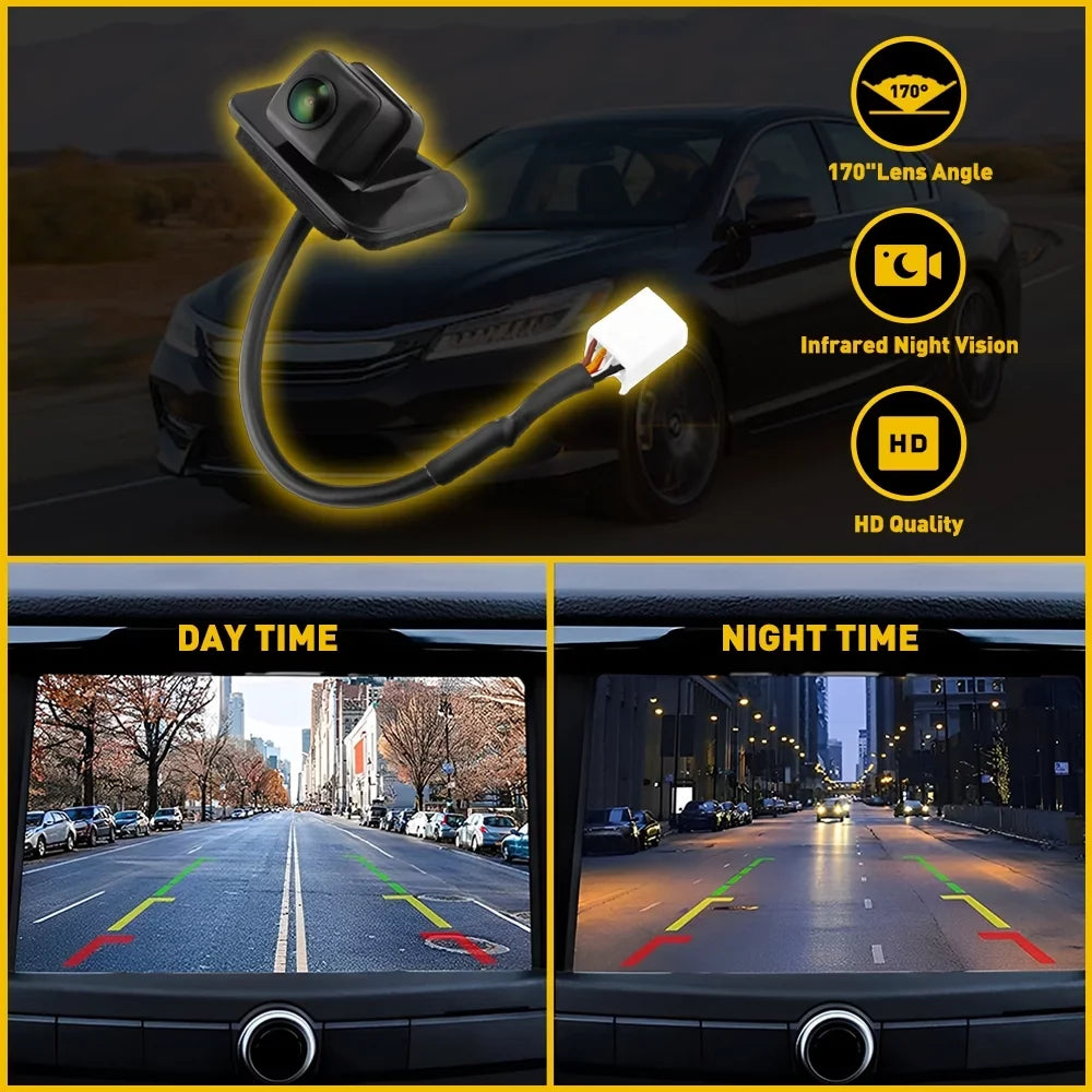 Camera For 2014-2017 Fit Accord Parking View Backup Rear 3.5L 2.4L Honda