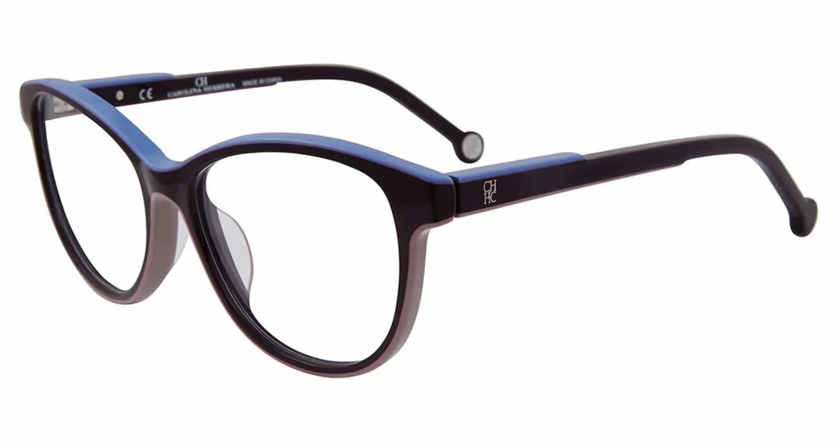 52mm - Herrera Eyeglasses VHE800K Purple Carolina 07C4 Women