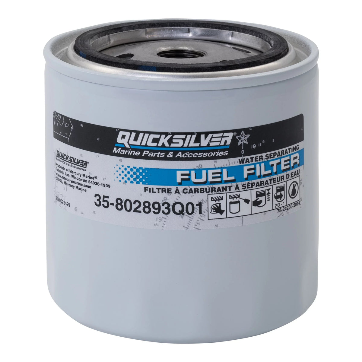 MerCruiser Engines and Separating Inboard - Filter Drive Water Outboards and Mariner and 802893Q4 Mercury Stern Fuel