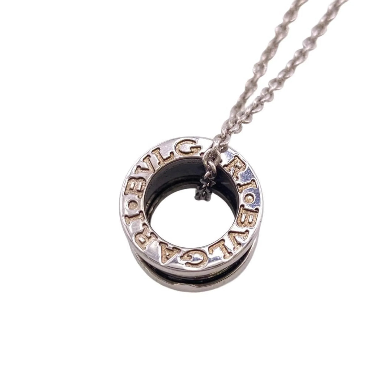 the Charity B. BVLGARI Necklace Pre-Owned Women's 925 Zero Black Z0005229 Men's (Fair) One Children Save