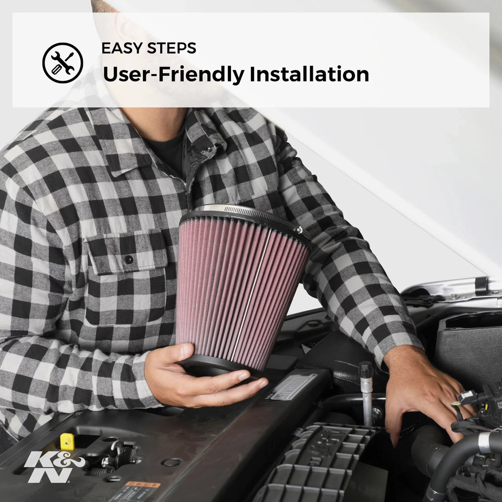 Premium, High Heavy Engine E-3690 Air Replacement K&N Filter: Washable, Duty: Industrial Filter, Performance,