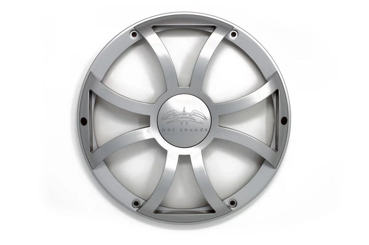 Ohm & Subwoofer Sounds XS Silver 10" - Subwoofer Black Grill - Wet 2 & Grill Revo
