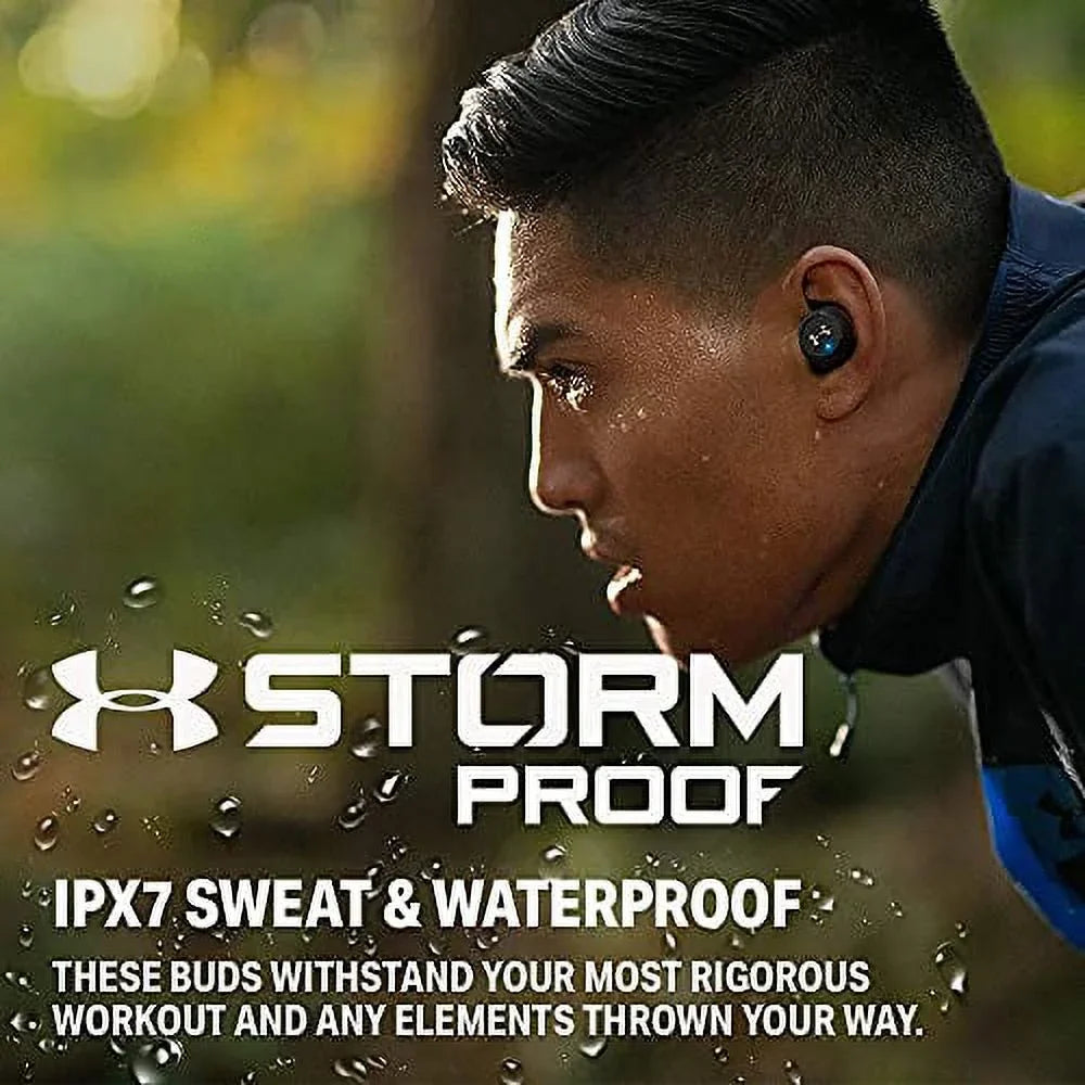 Restored True Black UA (Refurbished) X In-Ear FLASH Headphones Wireless - Sport JBL