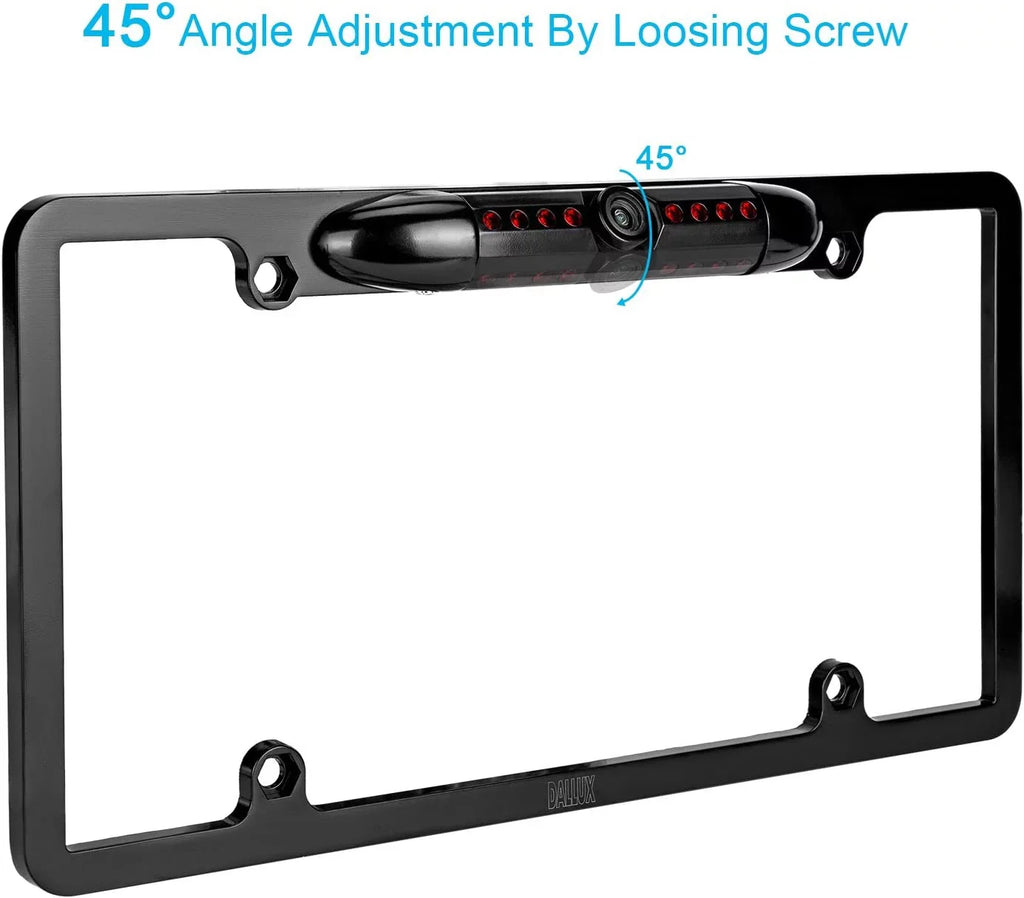 KWM856BW Black Frame for KW-M856BW JVC Plate License Rearview Camera Backup