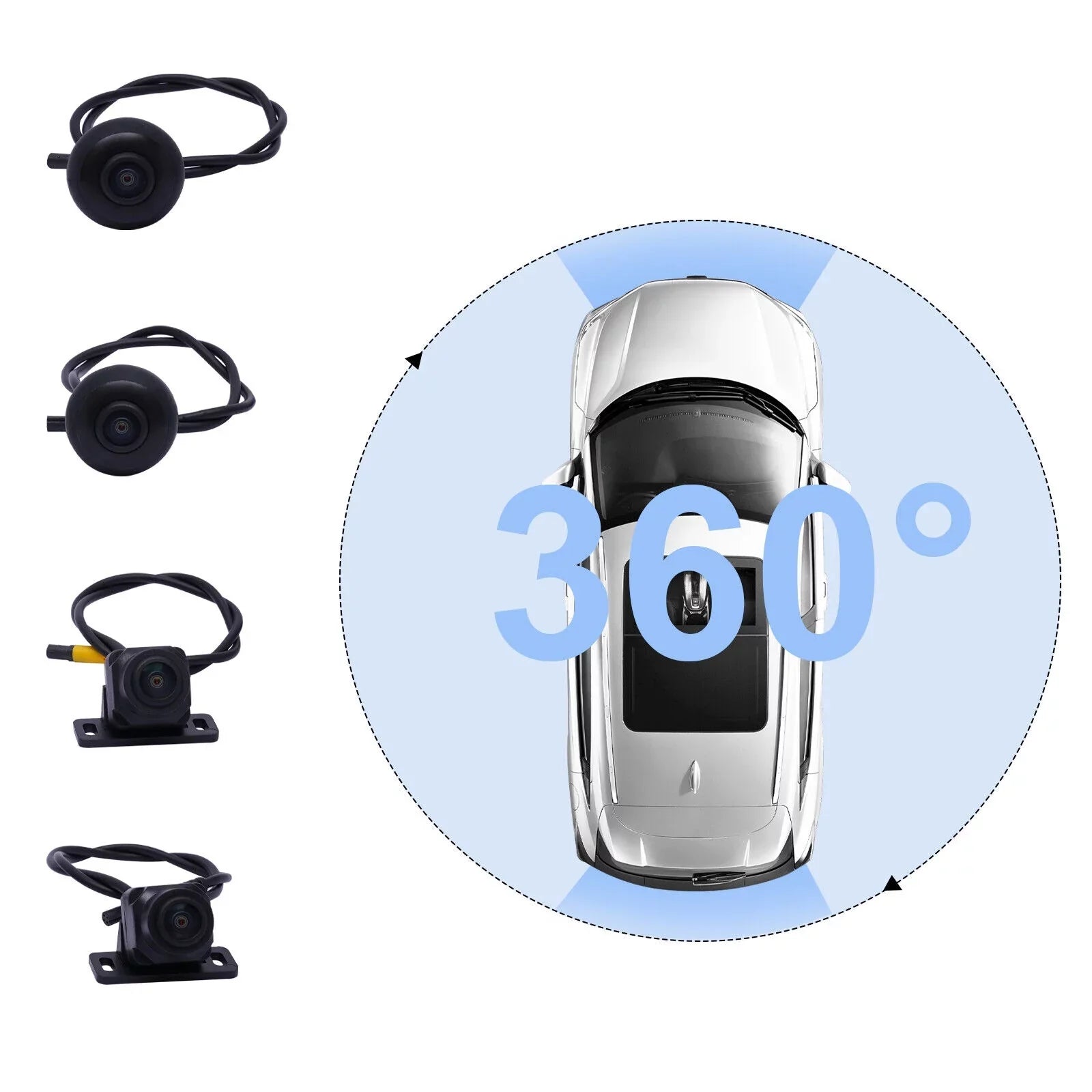 Rear Recorder Camera 360Â° Cam Car Sensor DVR Lens Dash CMOS Video Image MONIPA