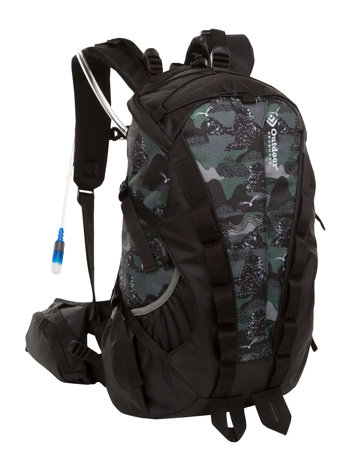 Outdoor Big Backpack Sur Hydration Frame, with 28.5 Unisex, Internal Bladder, L Products Black