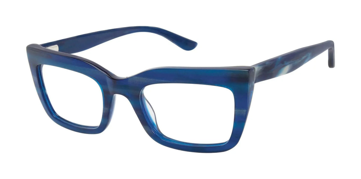 Gwen GX NEW Eyeglasses with by Stefani GX051 Case GX Navy 49mm