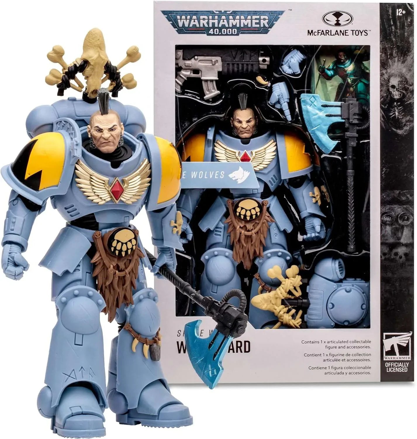 Figures - - Wolves 7" 40K 7 McFarlane - Warhammer Wave Space Wolf Guard