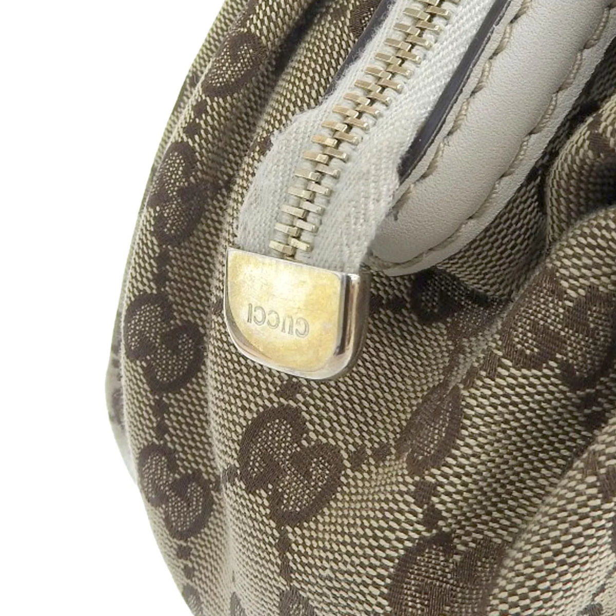 506631 canvas bag 223974 tote GG beige Pre-Owned Gucci handbag (Good) leather GUCCI